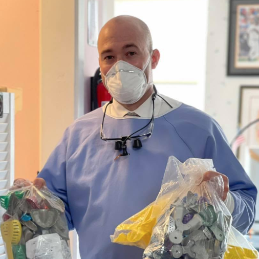 Dr. Chris Oviedo at work